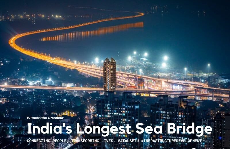 Image of Atal Setu Grandeur of India’s longest sea bridge